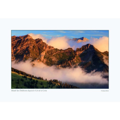 Massif des Diablerets depuis le Col de la Croix (2023)